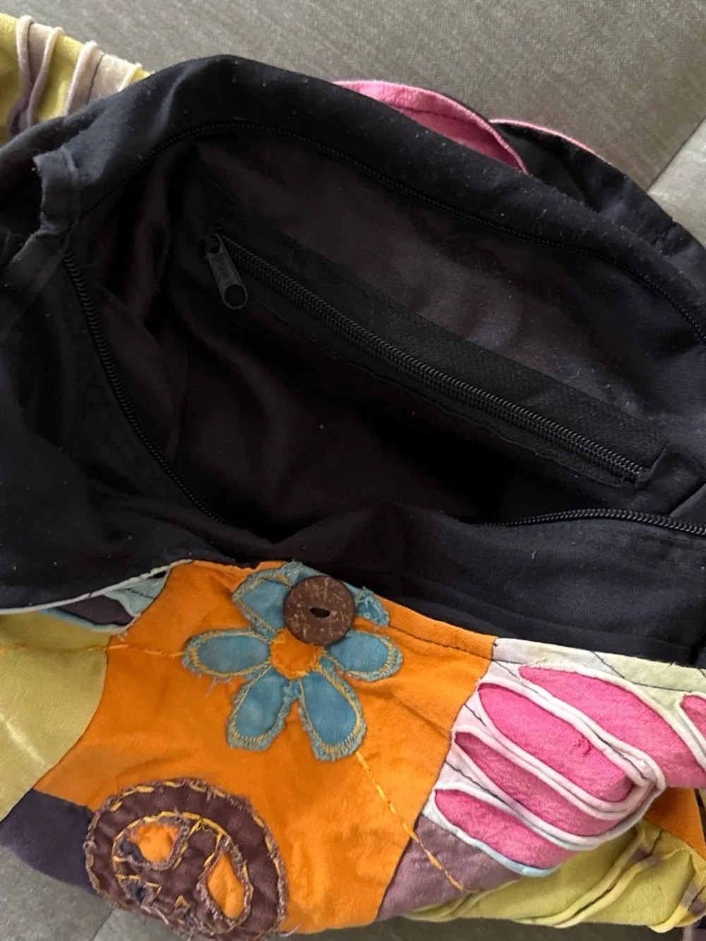 N/A patchwork tote
